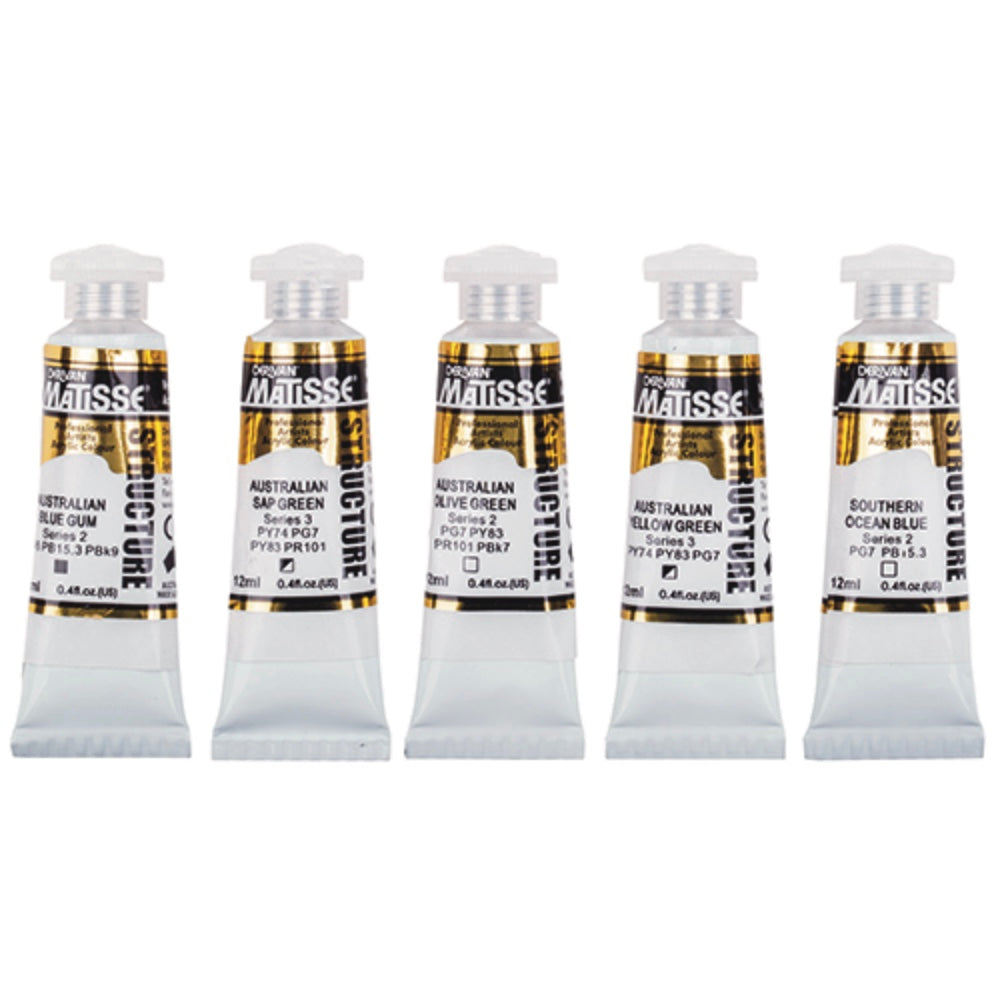 Matisse Structure MINI Set 5x12ml Daintree