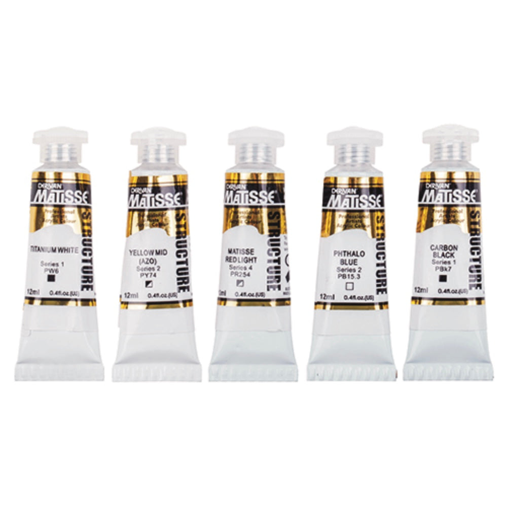 Matisse Structure MINI Set 5x12ml Intro