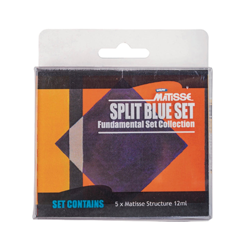 Matisse Structure MINI Set 5x12ml Split Blue Compliment