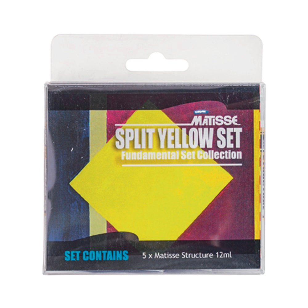 Matisse Structure MINI Set 5x12ml Split Yellow Compliment