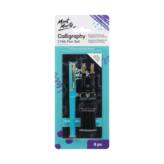 Mont Marte 2 Nib Calligraphy Set