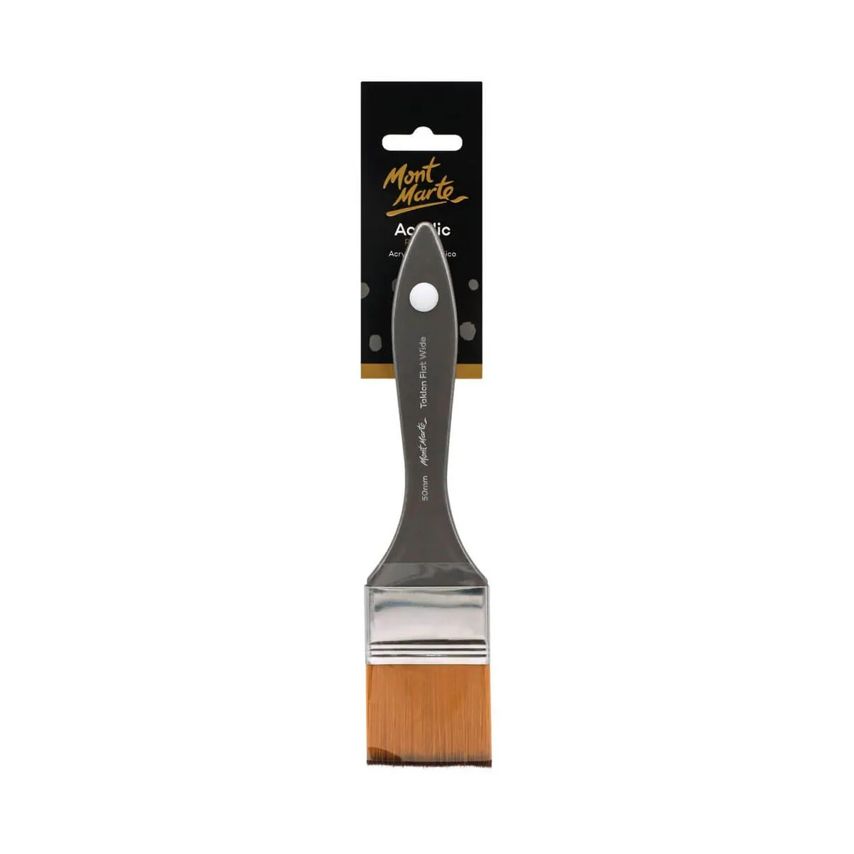 Mont Marte Artist Brush Taklon Flat Wide Size 50mm