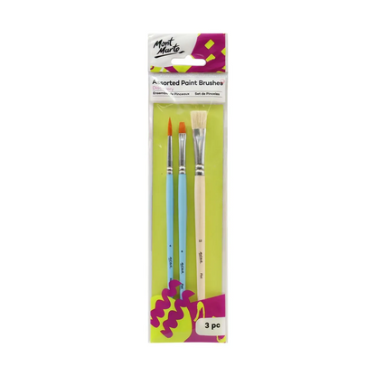 Mont Marte Brush Set 3pc BMHS0041