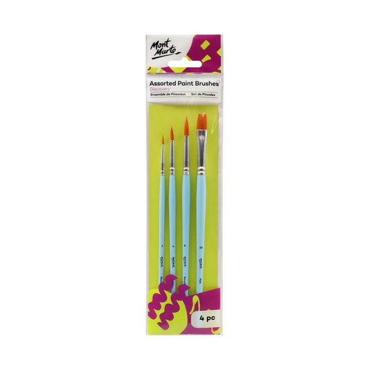 Mont Marte Brush Set 4pc BMHS0040