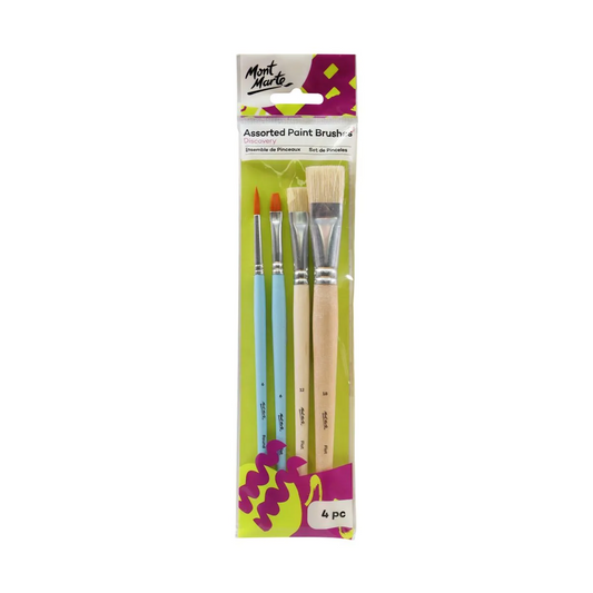 Mont Marte Brush Set 4pc BMHS0043