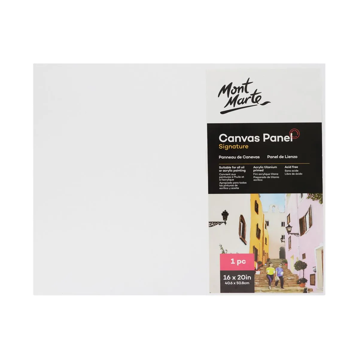 Mont Marte Canvas Panels 40.6x50.8cm - single