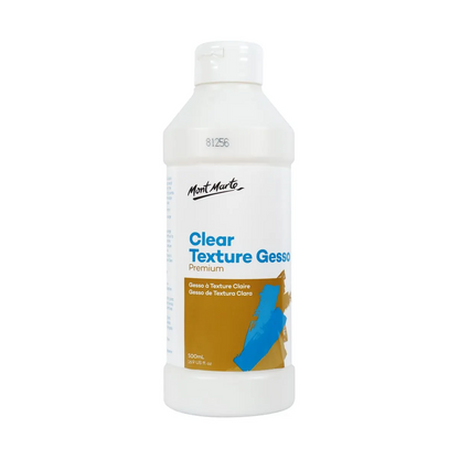 Mont Marte Clear Texture Gesso 500ml