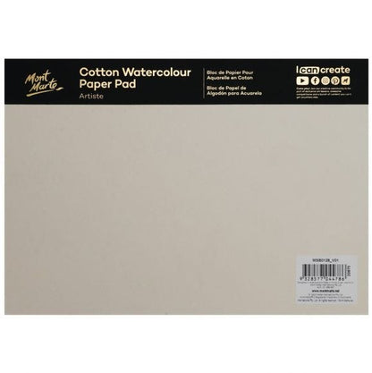 Mont Marte Cotton Watercolour Paper 200gsm 10 sheets