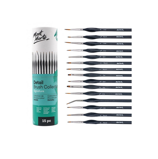 Image 1 of Mont Marte Detail Brush Collection 15pc