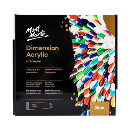 Mont Marte Dimension Acrylic Paint Set 36pce x 37ml