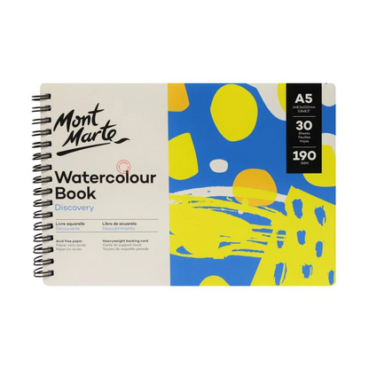 Mont Marte Discovery Watercolour Book 190gsm A5