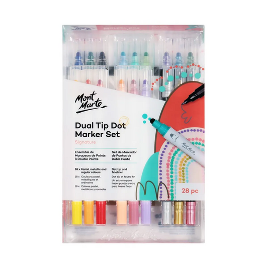 Mont Marte Dot Markers Set 28pc