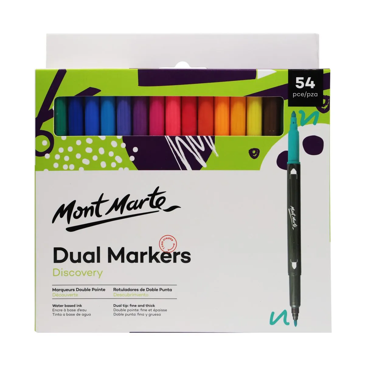 Mont Marte Dual Markers 54pce