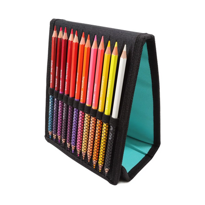 Mont Marte Duo Colour Pencil Easel Wallet 25pce