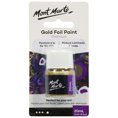 Mont Marte Foil Paint 20ml Gold