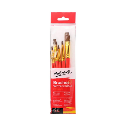 Mont Marte Gallery Series Brush Set Watercolour 7pce No.26