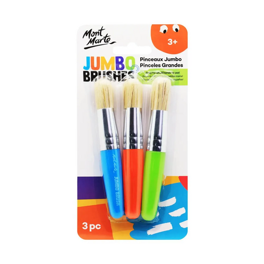 Mont Marte Kids Jumbo Brushes 3pce