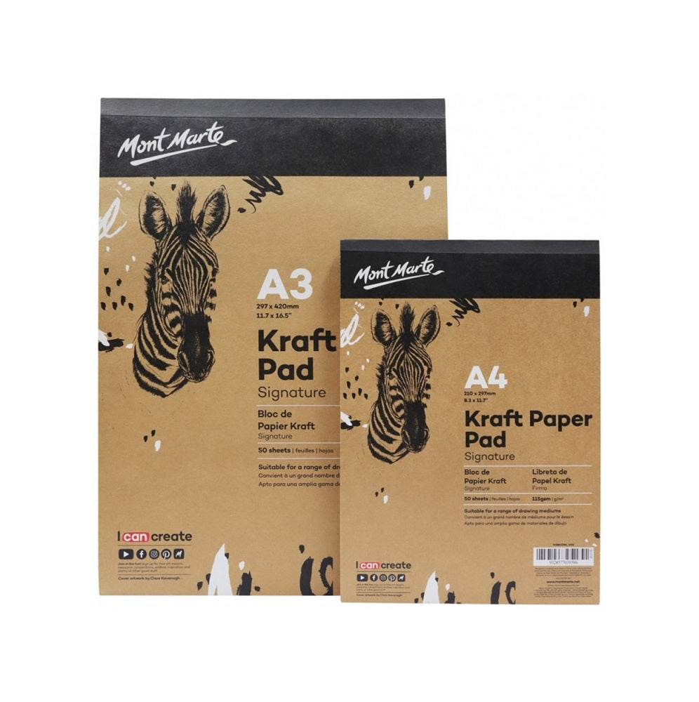 Mont Marte Kraft Paper Pad 50 sheets