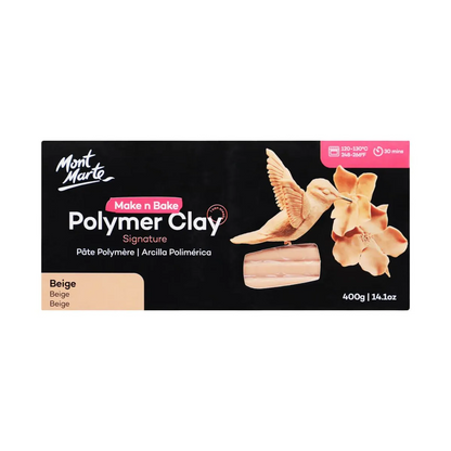 Mont Marte Make n Bake Polymer Clay 400gm Beige