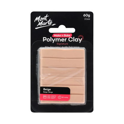 Mont Marte Make n Bake Polymer Clay 60gm Beige