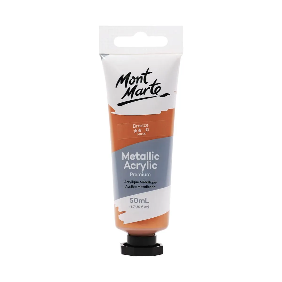 Mont Marte Metallic Acrylic Paint 50ml BRONZE