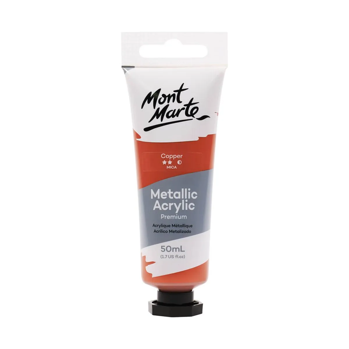 Mont Marte Metallic Acrylic Paint 50ml Copper