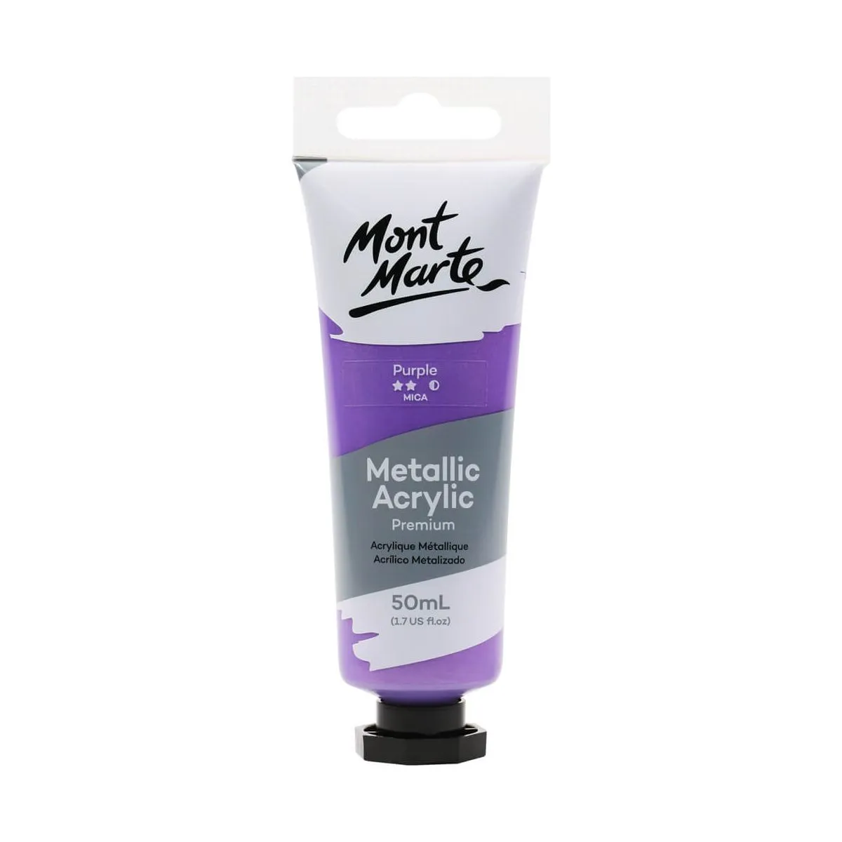 Mont Marte Metallic Acrylic Paint 50ml Purple