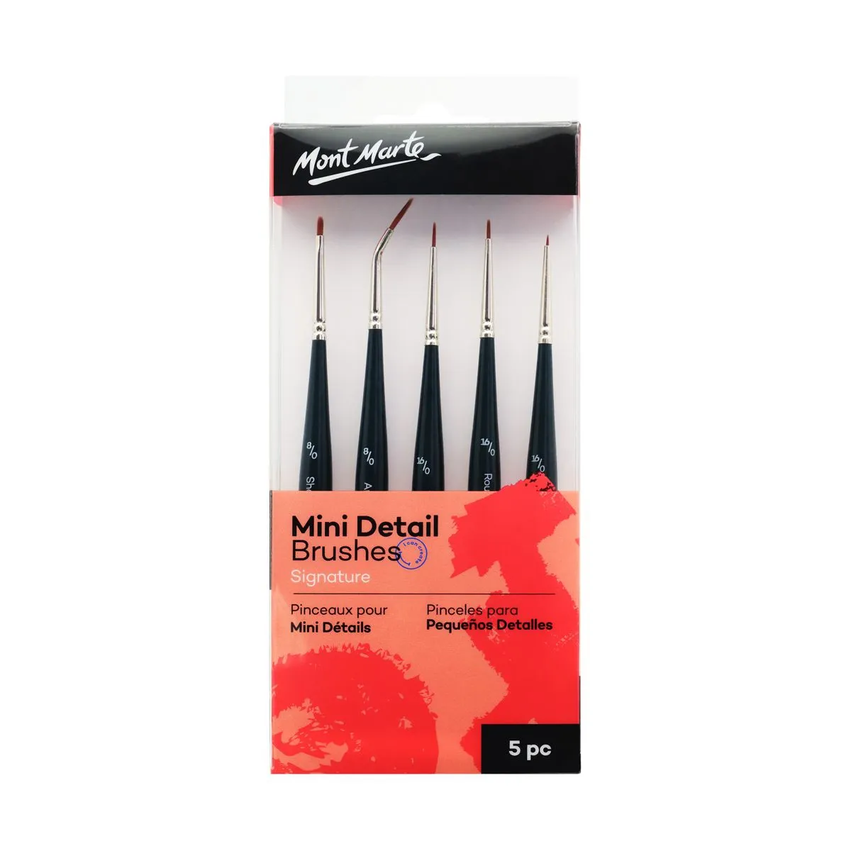 Mont Marte Mini Detail Brush Set 5pce Mont Marte 1