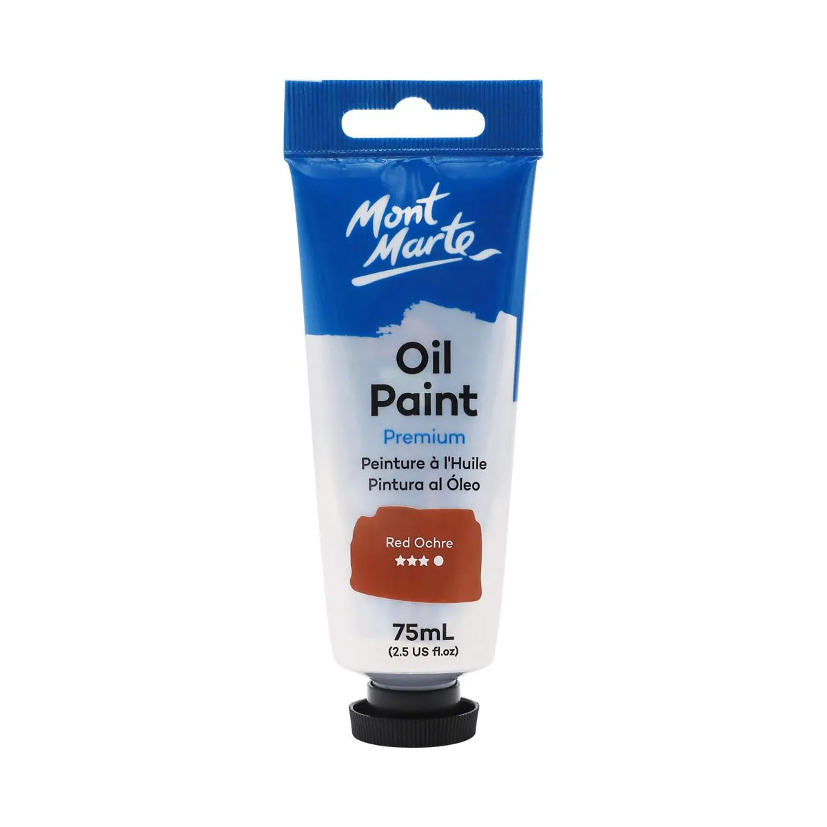 Mont Marte Oil Paint 75ml Red Ochre