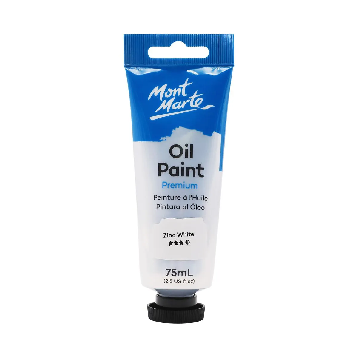 Mont Marte Oil Paint 75ml Zinc White