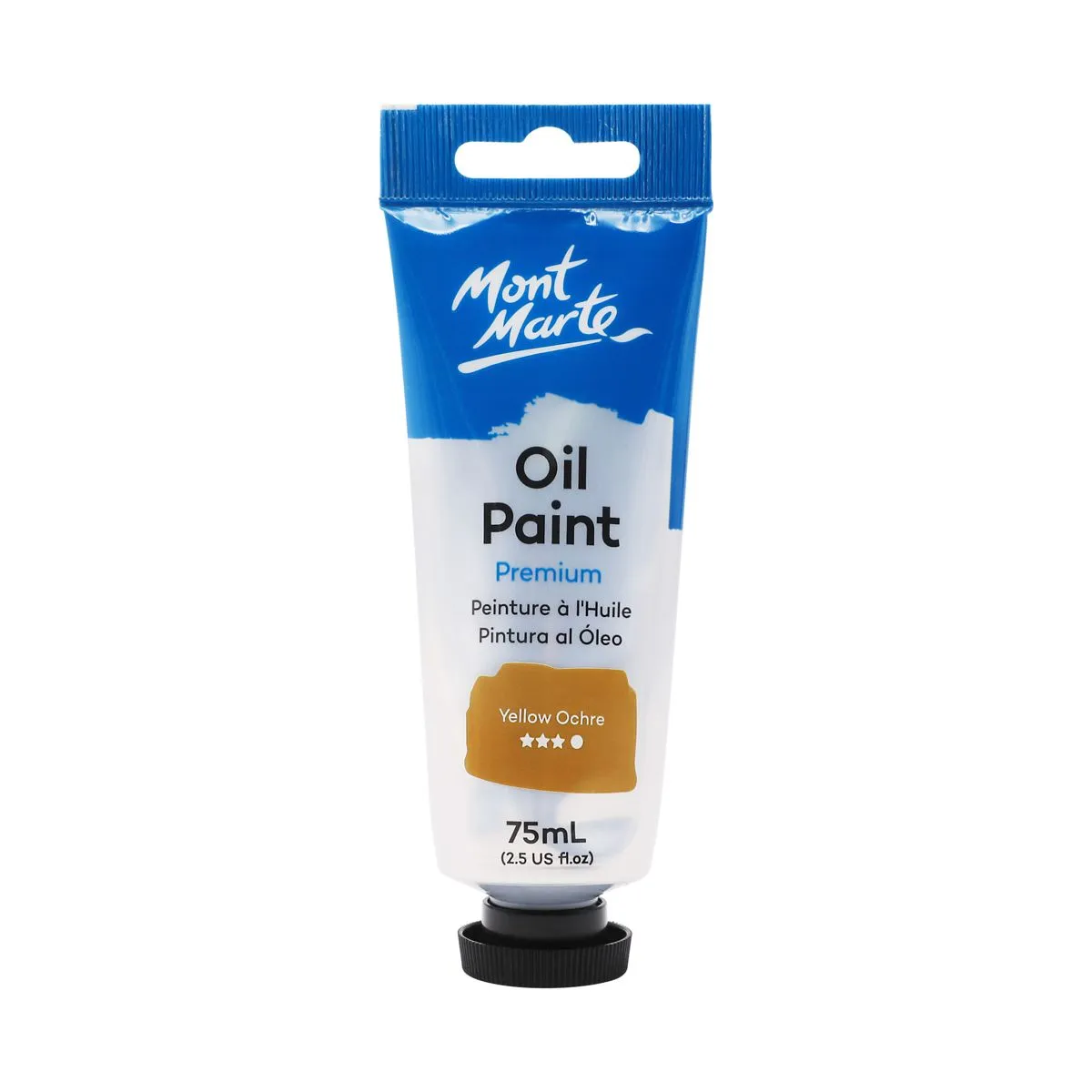 Mont Marte Oil Paint 75ml Yellow Ochre