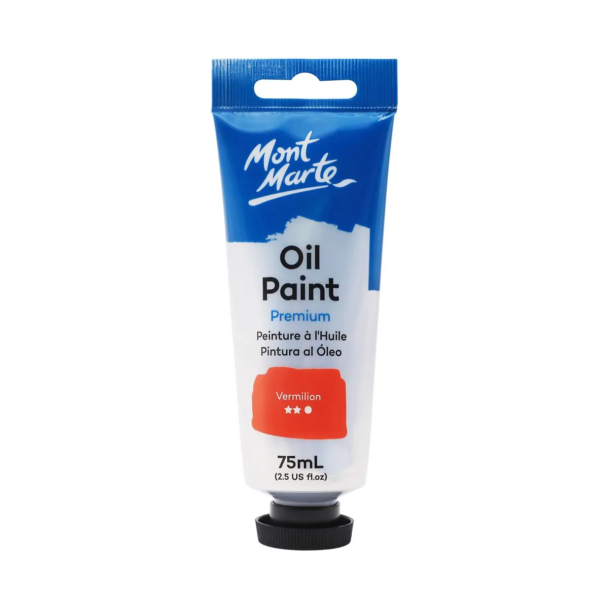 Mont Marte Oil Paint 75ml Vermillion