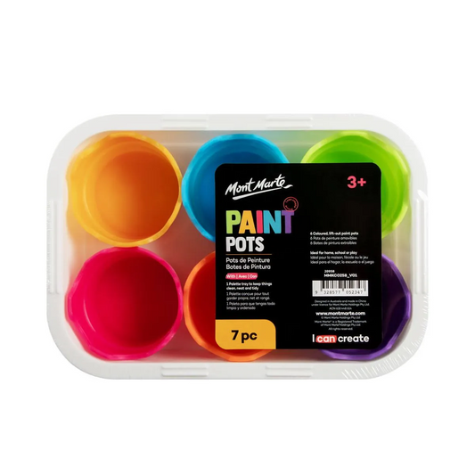 Mont Marte Paint Palette Cups 6pc