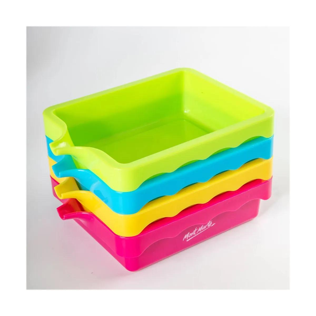 Mont Marte Paint Pouring Trays 4pc