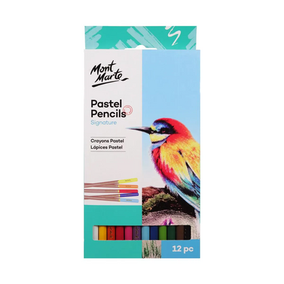 Mont Marte Pastel Pencils 12 pce