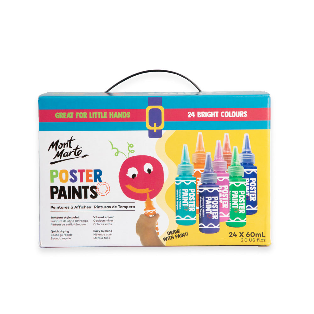 Mont Marte Poster Paint 24pc x 60ml