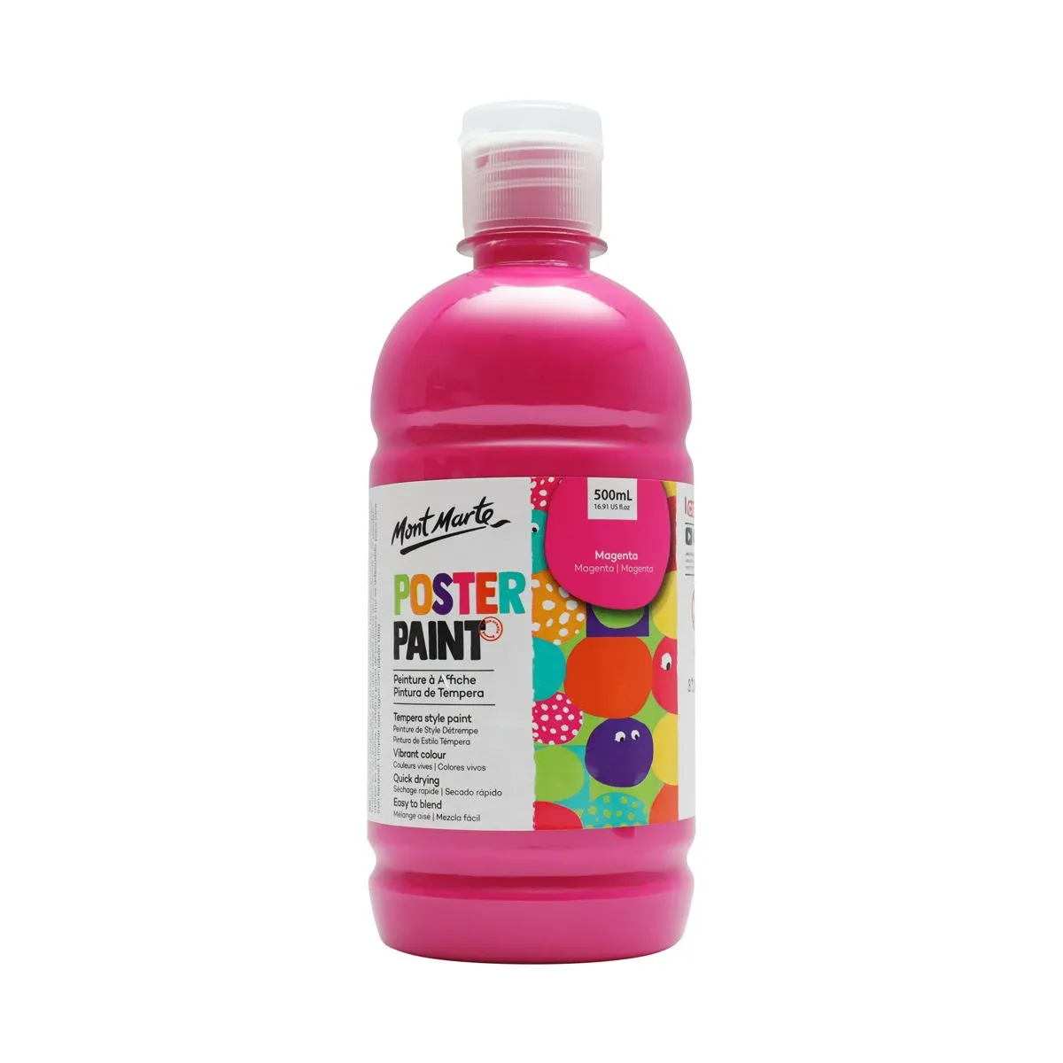 Mont Marte Poster Paint 500ml Magenta