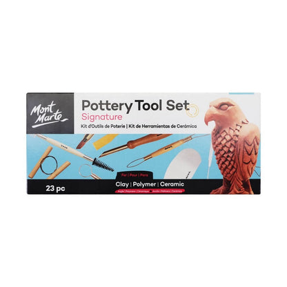 Mont Marte Pottery Tool Set 23pc