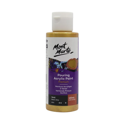 Mont Marte Pouring Acrylic 120ml - Gold - #product_vendor