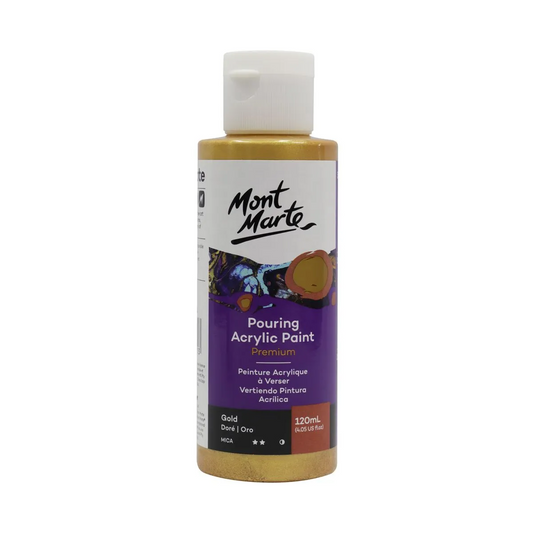 Mont Marte Pouring Acrylic 120ml - Gold - #product_vendor