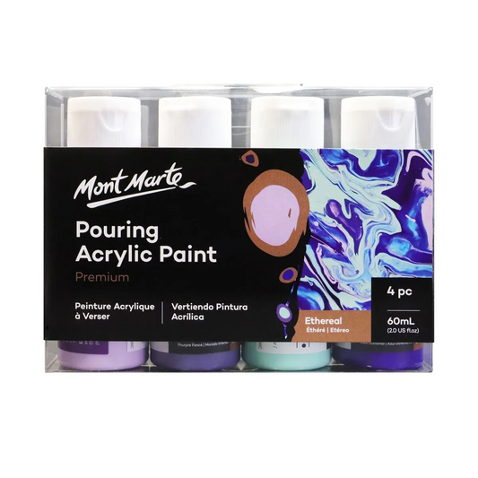 Mont Marte Pouring Acrylic 60ml 4pce - Ethereal - #product_vendor