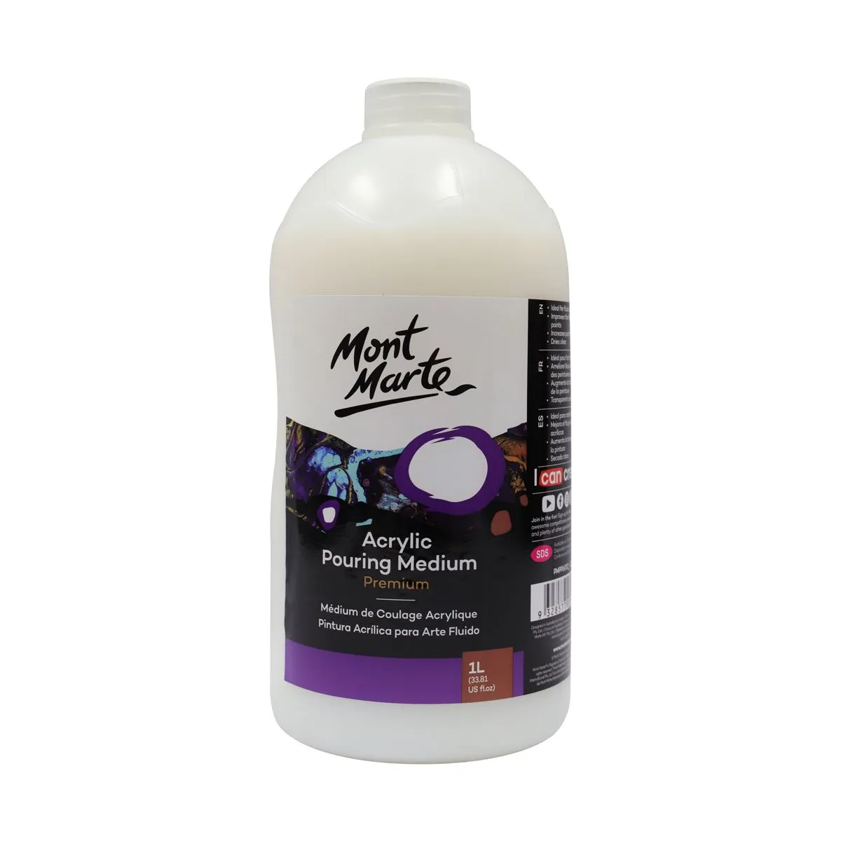 Mont Marte Pouring Acrylic Medium 1 Litre