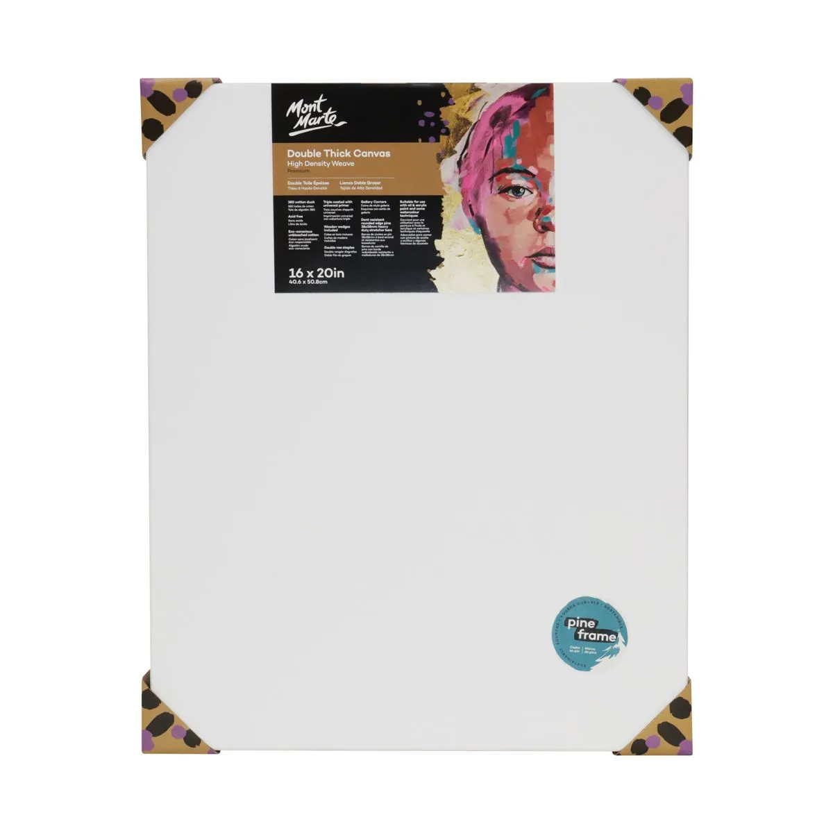 Mont Marte Premium Canvas Double Thick 40.6x50.8cm