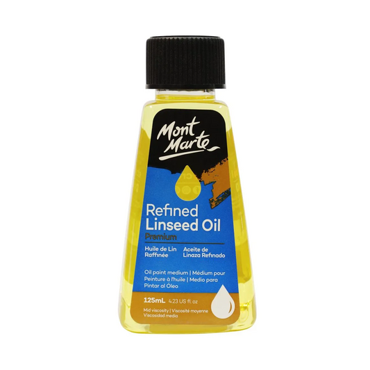 Mont Marte Refined Linseed Oil 125ml