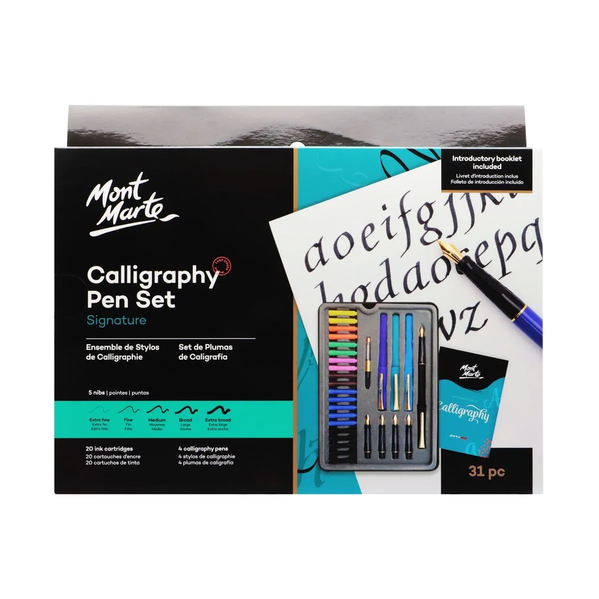 Mont Marte Signature Calligraphy Pen Set 32pce