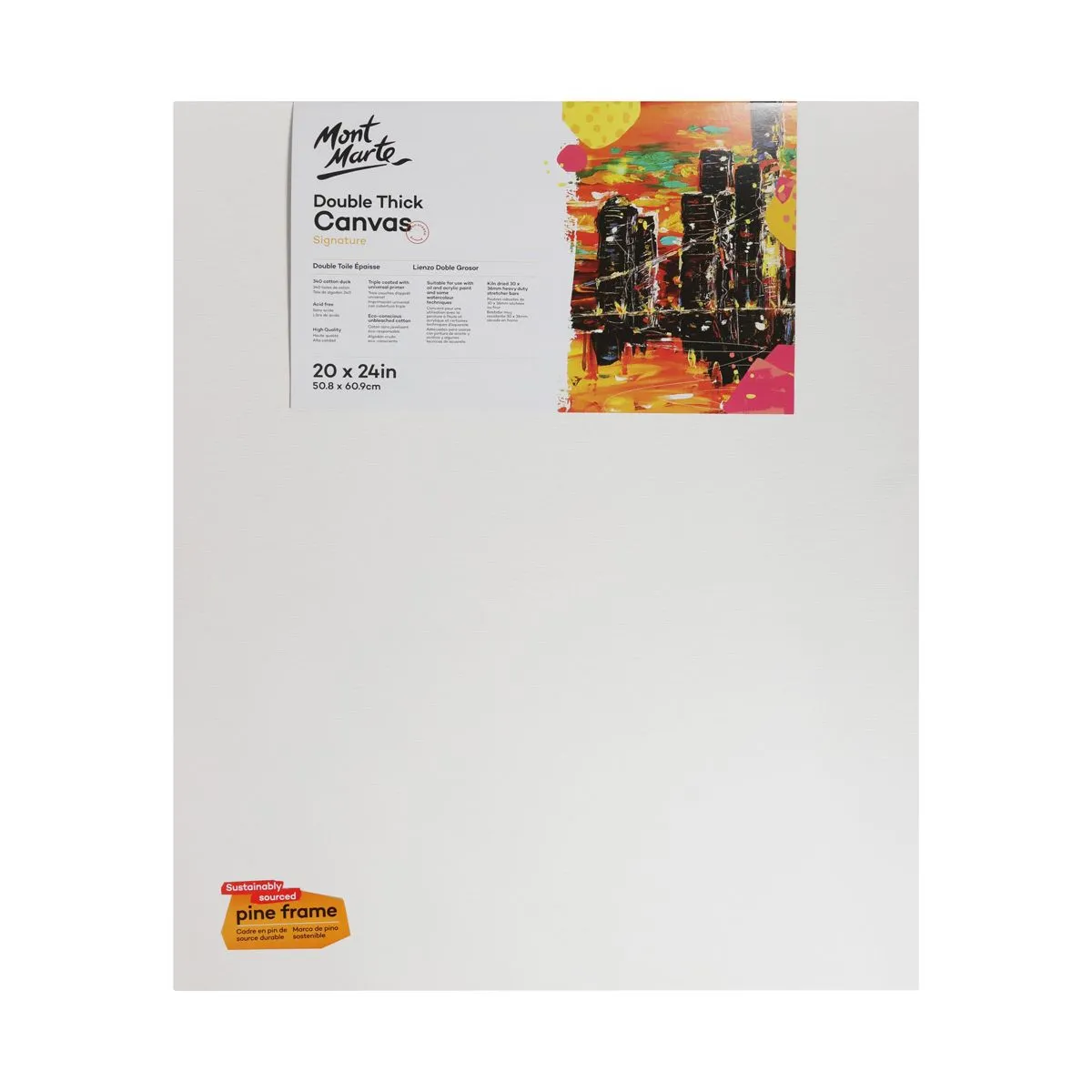 Mont Marte Signature Canvas Double Thick 50.8x60.9cm