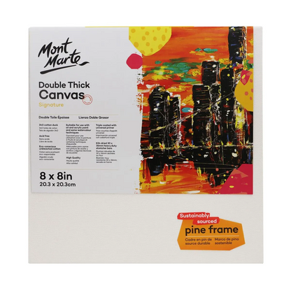 Mont Marte Signature Canvas Double Thick 20.3x20.3cm