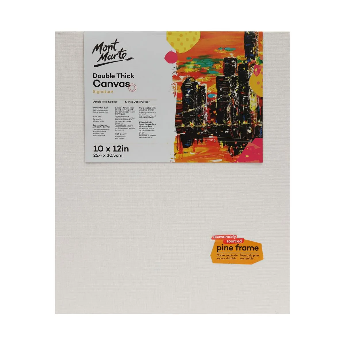 Mont Marte Signature Canvas Double Thick 25.4x30.5cm