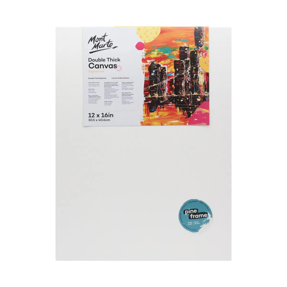 Mont Marte Signature Canvas Double Thick 30.5x40.6cm