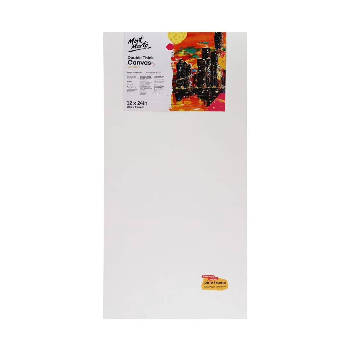 Mont Marte Signature Canvas Double Thick 30.5x60.9cm